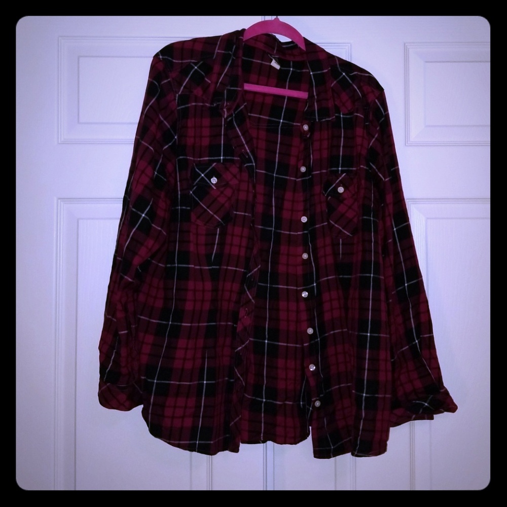 Torrid size 3 plaid shirt